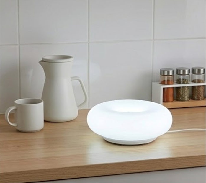 Lampe Donut LED Design Bauhaus